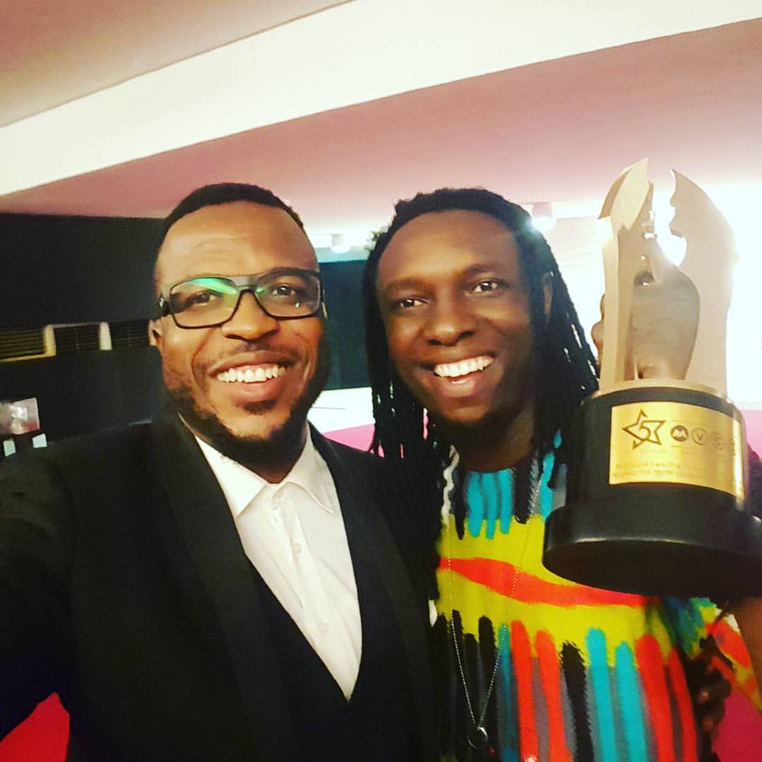 Director tolulope ajayi at AMVCA 2017(Encounter recieve award of best sound track)